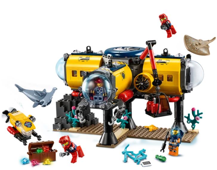 Le bateau d'exploration sous-marine LEGO City (60266), 7 ans et